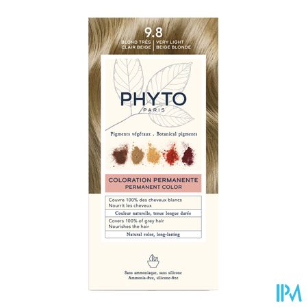 Phytocolor 9.8 Blond Tres Clair Beige 4