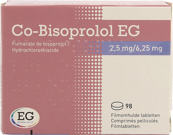 Co Bisoprolol EG 2,5 Mg/6,25 Mg Filmomh Tabl 98 1