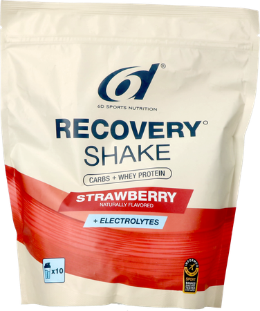 6d Recovery Shake Strawberry Pdr 850g 2
