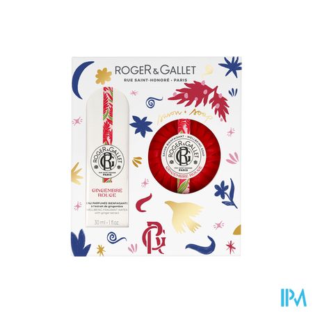 Roger&gallet Kerstset Gingembre 30ml + Zeep 100g