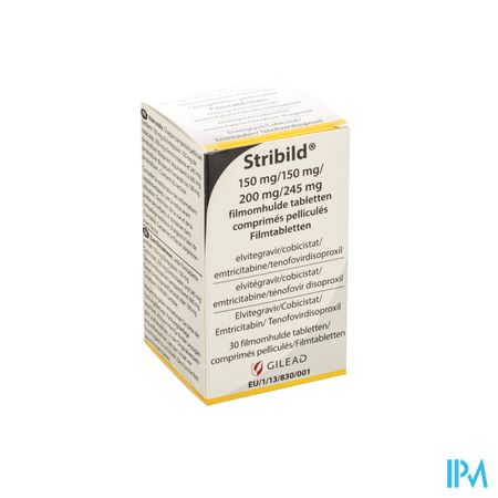 Stribild 150mg/150mg/200mg/245mg Comp Pell 30