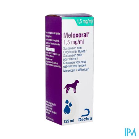 Meloxoral 1,5mg/ml Susp Ora Hond Fl 125ml