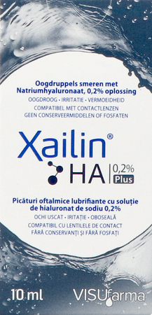 Xailin Ha 0,2% + Fl 10ml 1