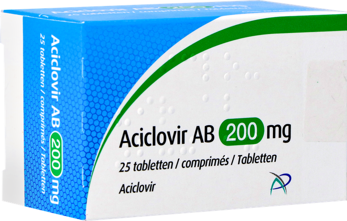 Aciclovir Ab 200mg Comp 25 1