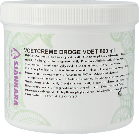 Sjankara Creme Droge Voet 500ml 1
