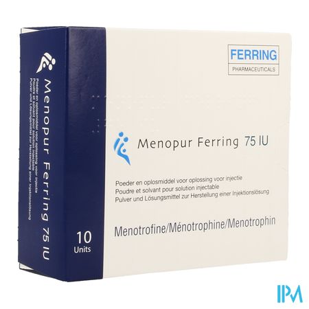 Menopur Ferring Pulv+solv Im/sc 10 3