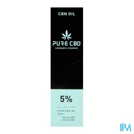 Pure Cbd 250mg Cbn 500mg Oil Full Spectrum 5% 10ml 1
