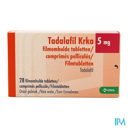 Tadalafil Krka 5mg Filmomh Tabl 28 X 5mg 1
