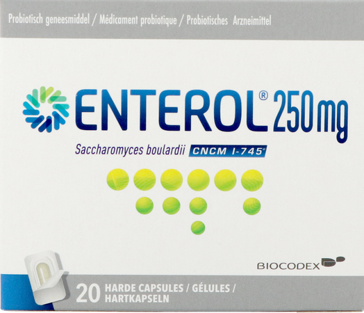 Enterol 250mg Caps Harde Dur S/blister 20x250mg 1
