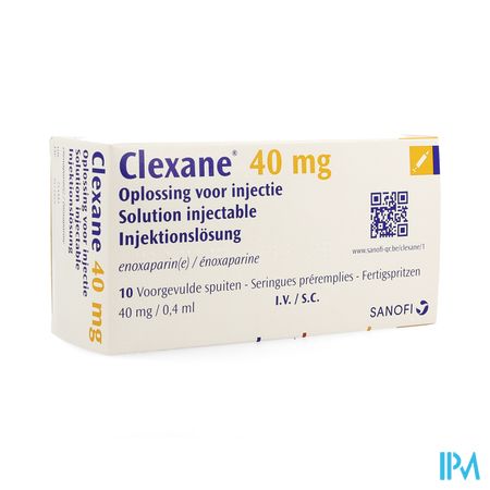 Clexane Spuit Inj 10 X 40mg/0,4ml