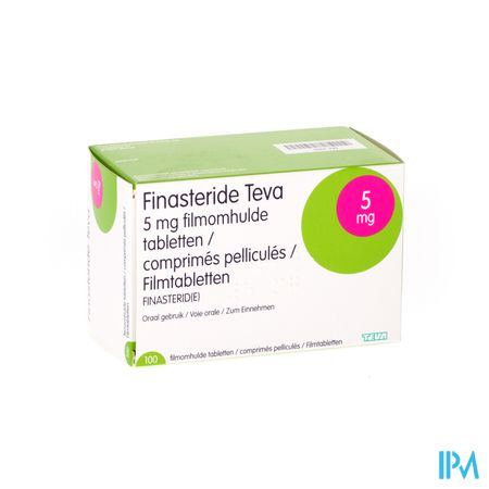 Finasteride Teva 5mg Comp Pell 100 X 5mg