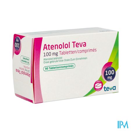 Atenolol Teva Comp Enrob 90x100mg