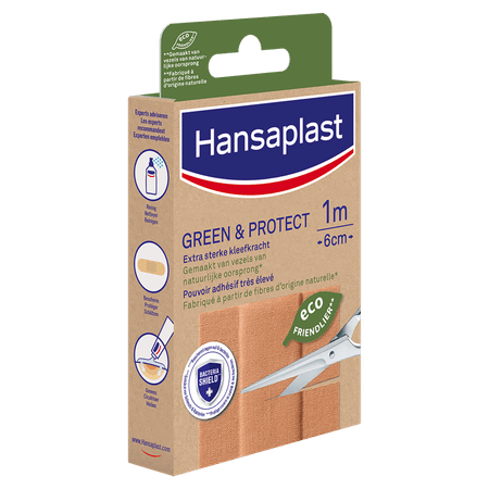 Hansaplast Pleisters Green&protect 1mx6cm