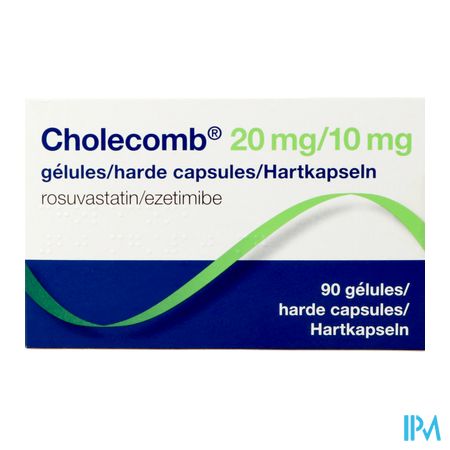 Cholecomb 20mg/10mg Caps Dur 90 1