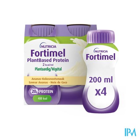 Fortimel Plantbased Pr. 2kcal Anan.-kokosn.4x200ml