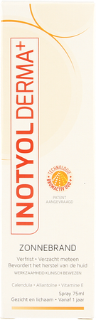 Inotyol Derma+ Zonnebrand Spray 75ml 2