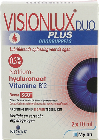 Visionlux Plus Oogdruppels Duo Fl 2 X 10ml 7