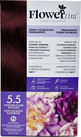 Flowertint Chatain Clair Acajou 5.5 140ml 2