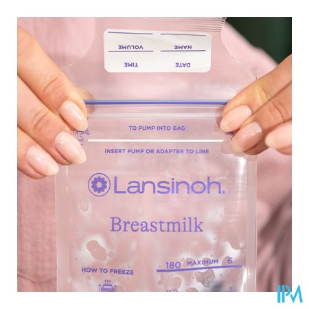 Lansinoh Bewaarzakjes Moedermelk 50 40056 20