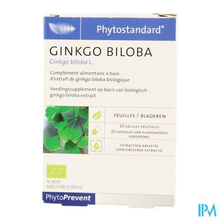 Phytostandard Ginkgo Biloba Caps 20 3