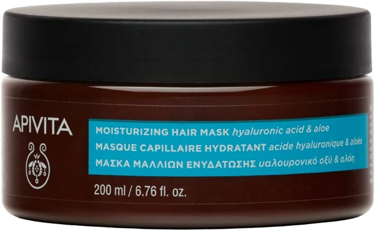 Apivita Hyaluronic Hydra Moistur. Hair Mask 200ml 1