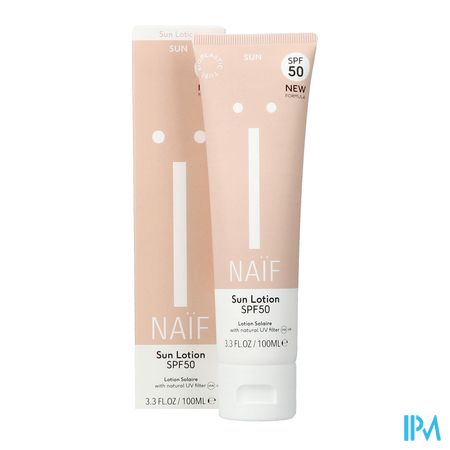 Naif Grown Ups Sun Body Ip50 Lotion Tube 100ml 5