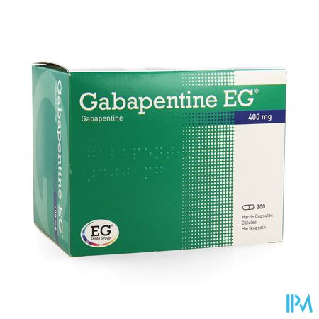 Gabapentine EG 400Mg Caps 200 X 400 Mg