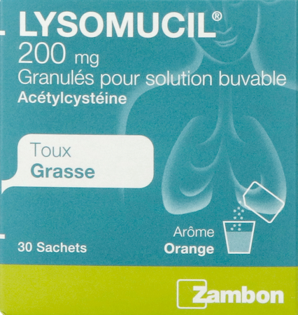 Lysomucil 200 Gran Sach 30 X 200mg 4