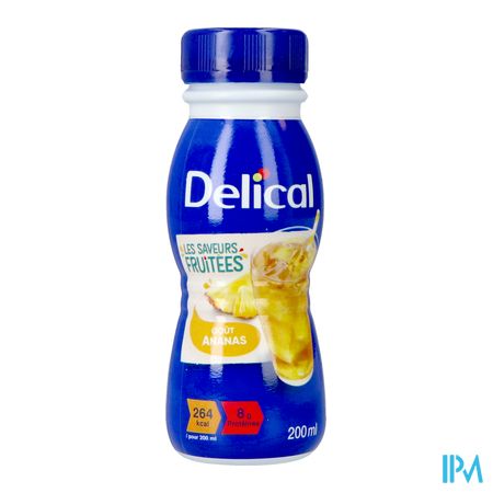 Delical Fruitdrink Ananas 4x200ml 4