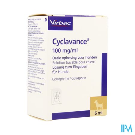 Cyclavance 100mg/ml Sol Buva Chien 5ml