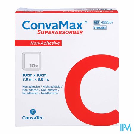 Convamax Superabsorber Non Adhesief 10x10cm 10 2