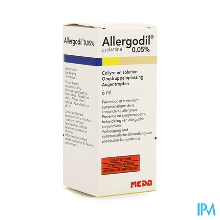 Allergodil 0,05% Pi Pharma Collyre 6ml Pip