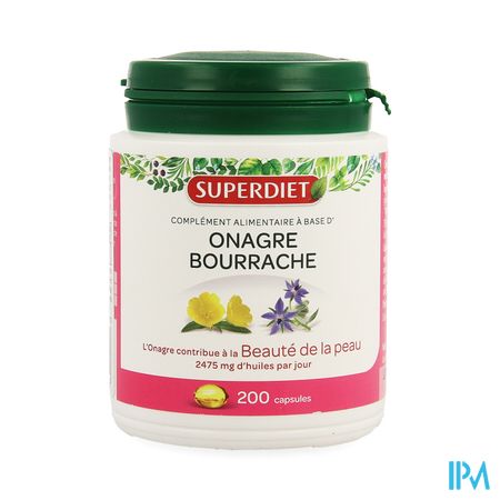 Superdiet Onagre Bourrache Caps 200