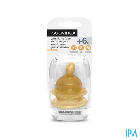 Suavinex Teets Zuigspeen Latex Anat. 2 Medium 2