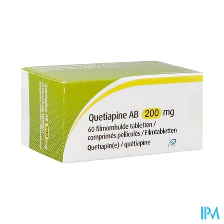 Quetiapine Ab 200mg Filmomh Tabl 60x200mg