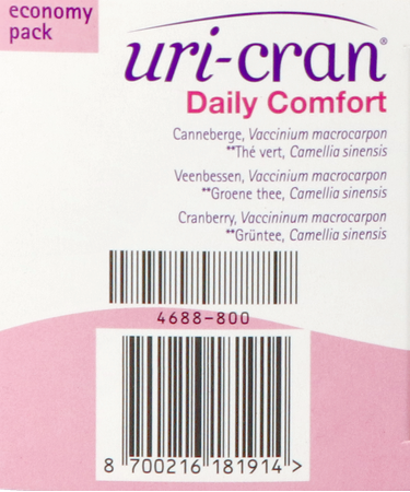 Uri-cran Daily Comfort Tabl 120 8