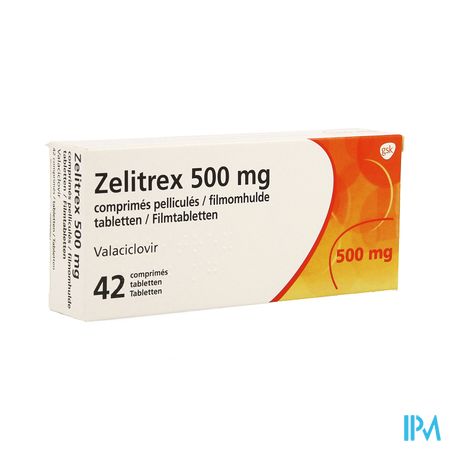 Zelitrex 500 Tabl 42x500mg