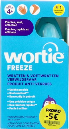 Wortie Freeze Wrattenverwijderaar 50ml -5€ 1