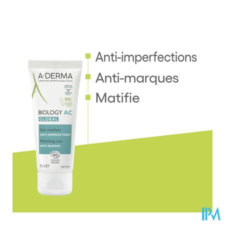 Aderma Biology Ac Global Soin A/imperfections 40ml 10