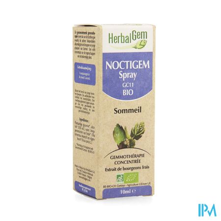 Herbalgem Noctigem Sommeil Spray Bio 10ml