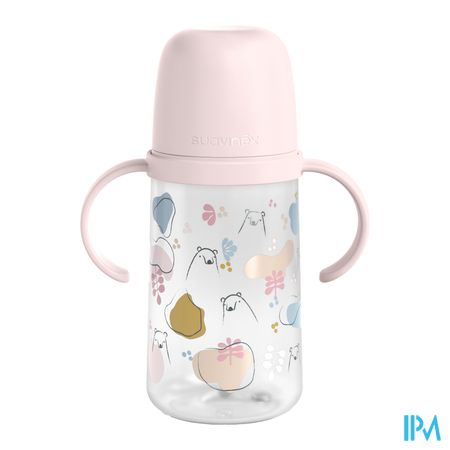 Suavinex Feeding Bears Bottle Handles Pink 270ml 5