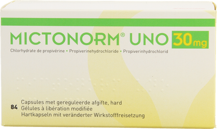 Mictonorm Uno 30mg Gereguleerde Afgifte Caps 84 2