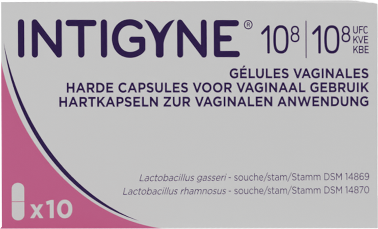 Intigyne 10e8 Kve/10e8 Kve Harde Caps Vaginaal 10 1