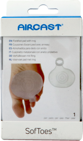 Donjoy Aircast Softoes Forefoot Pad Ring Pair 1