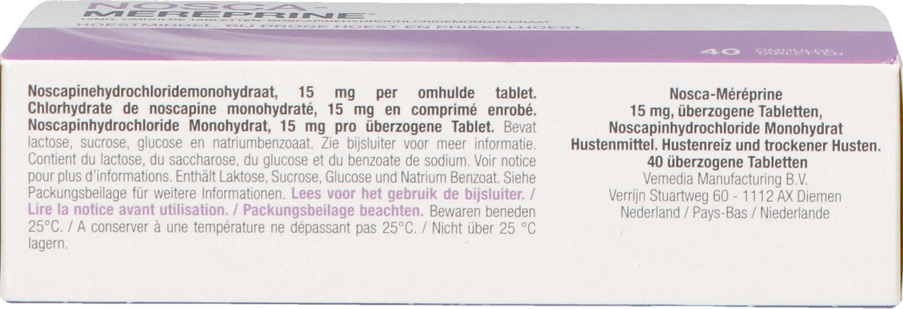 Nosca Mereprine 15mg Comp Enrobes 40 2