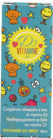 Vitamine D3 Cbf 400 Ui Druppels Fl 10ml 1
