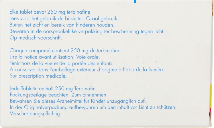 Terbinafine Sandoz Pi Pharma 250mg Tabl 98 3