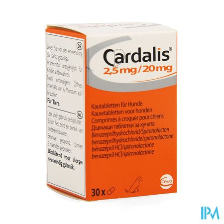 Cardalis 2,5mg/20mg Comp 30