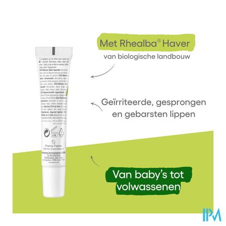 Aderma Dermalibour+ Cica Balsem Lippen 15ml 16