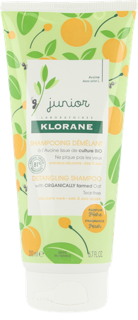 Klorane Petit Junior Sh Perzik Ontwar. 200ml Nf 3